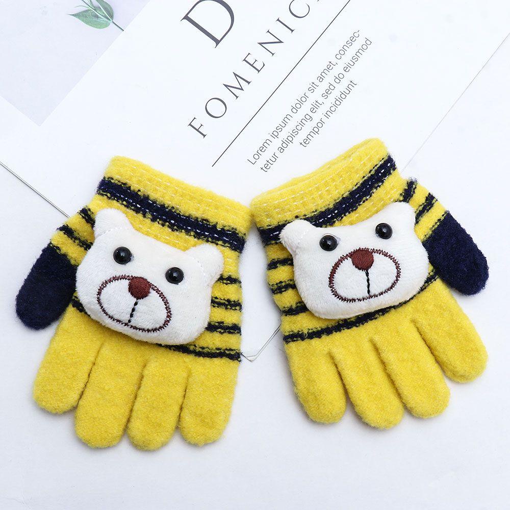 Găng Tay Dệt Kim Unisex Cho Bé