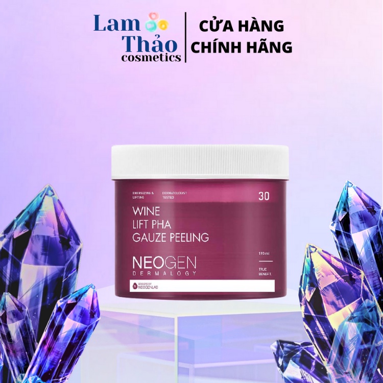 Bông Tẩy Da Chết Làm Sạch Da Ngăn Ngừa Mụn Neogen PHA Gauze Peeling