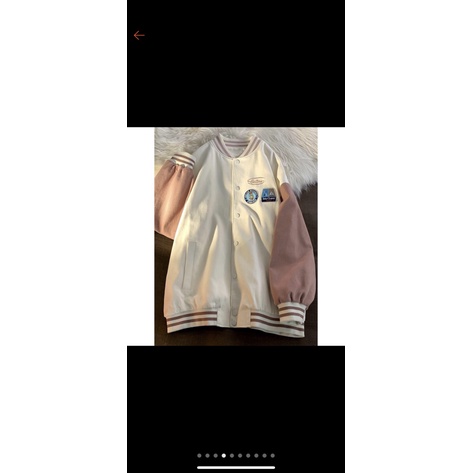 (HCM) ÁO KHOÁC NỈ BÓNG CHÀY PHONG CÁCH BOMBER THỜI TRANG HOTTREND - GENZ HÀN QUỐC CỰC CHẤT KME FASHION