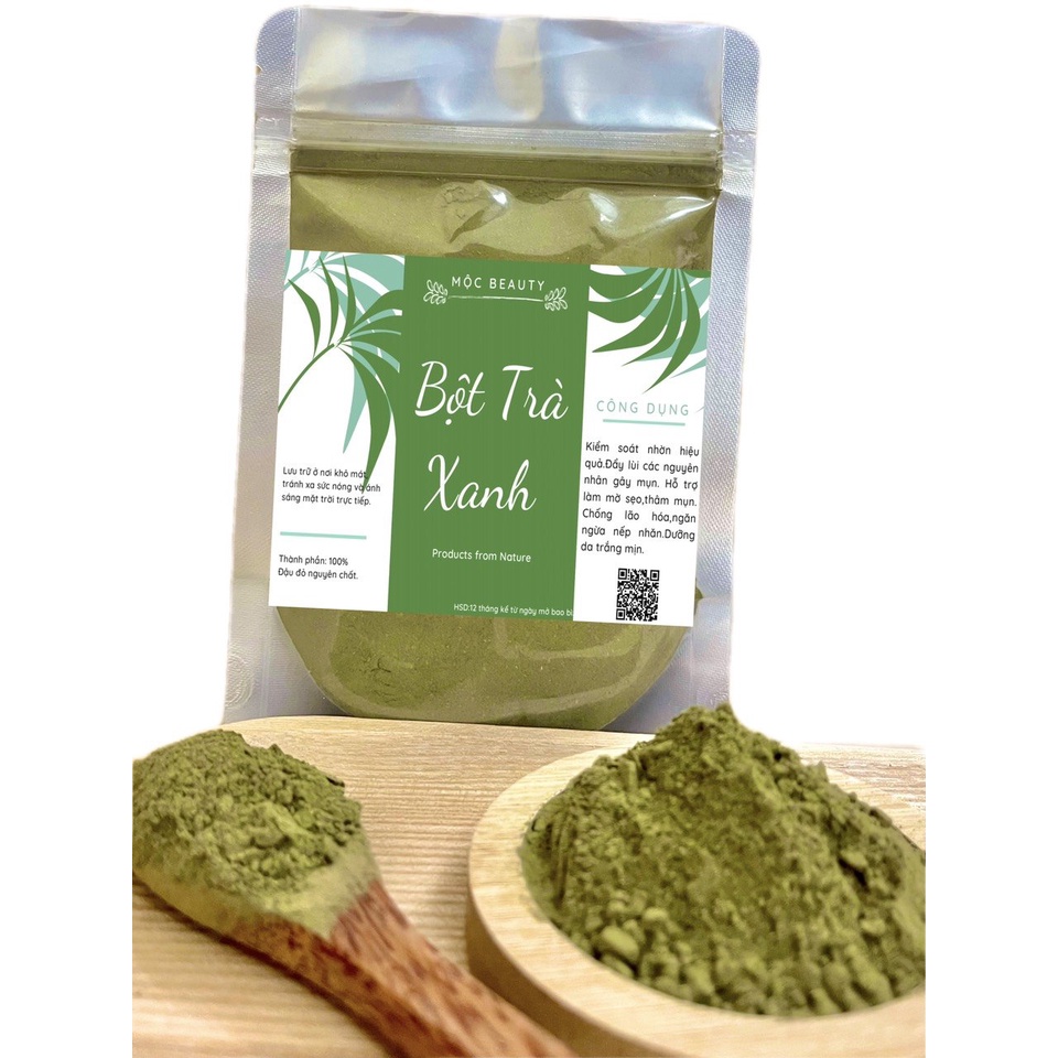 Bột trà xanh nguyên chất 100gr