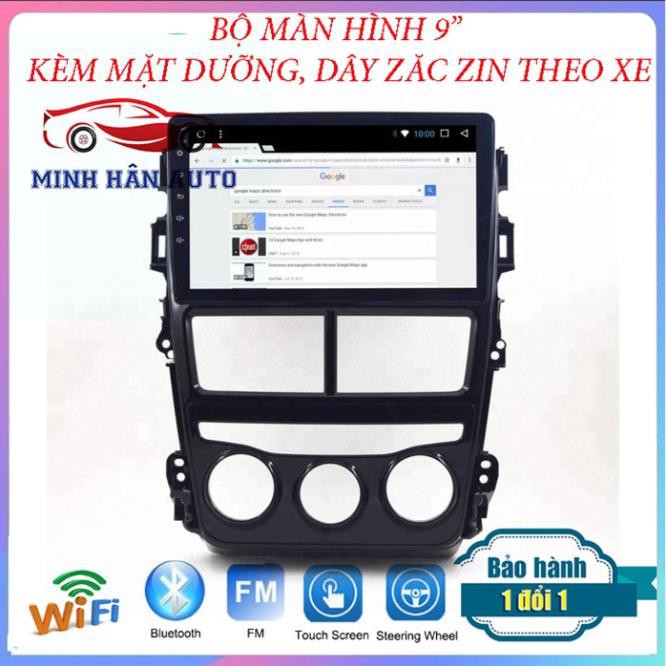 Bộ màn hình Android 9 inch TOYOTA VIOS 2019, đầu android cho xe hơi,camera trước cho ô tô,man hinh xe hoi