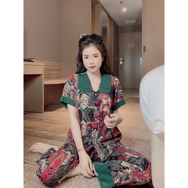 ĐỒ BỘ PIJAMA MẶC NHÀ HOẠ TIẾT HOẠT HÌNH CHẤT SIÊU MÁT | BigBuy360 - bigbuy360.vn