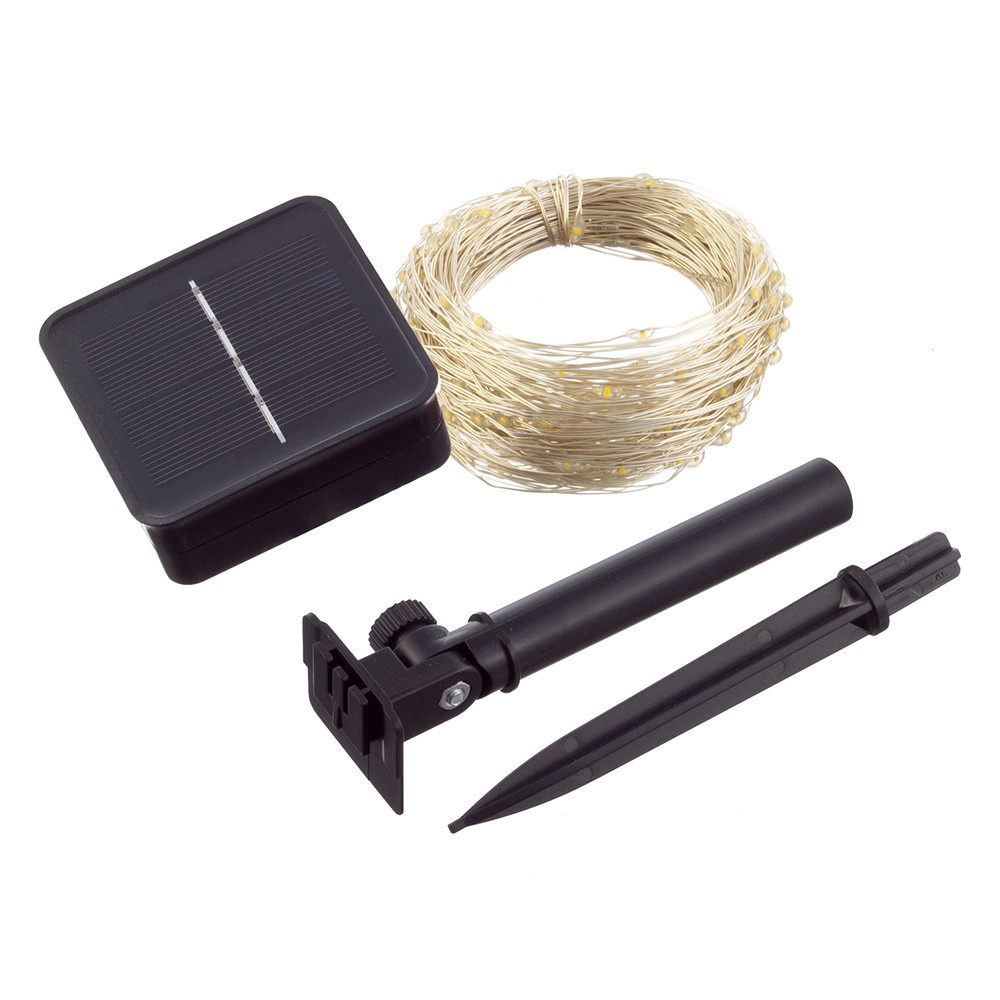 Đèn dây năng lượng mặt trời không thấm nước ngoài trời 22m 200 Đèn LED Fairy cho Khu vườn ngoài trời, Đèn trang trí Giáng sinh