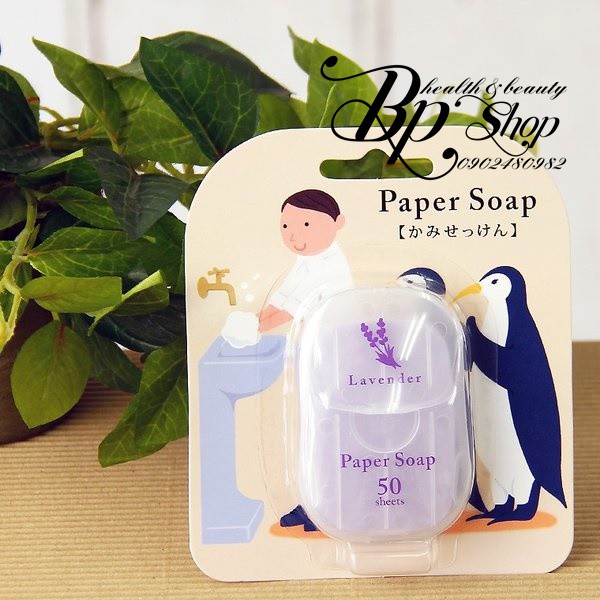 XÀ PHÒNG GIẤY PAPER SOAP かみせっけん - Nhật Bản