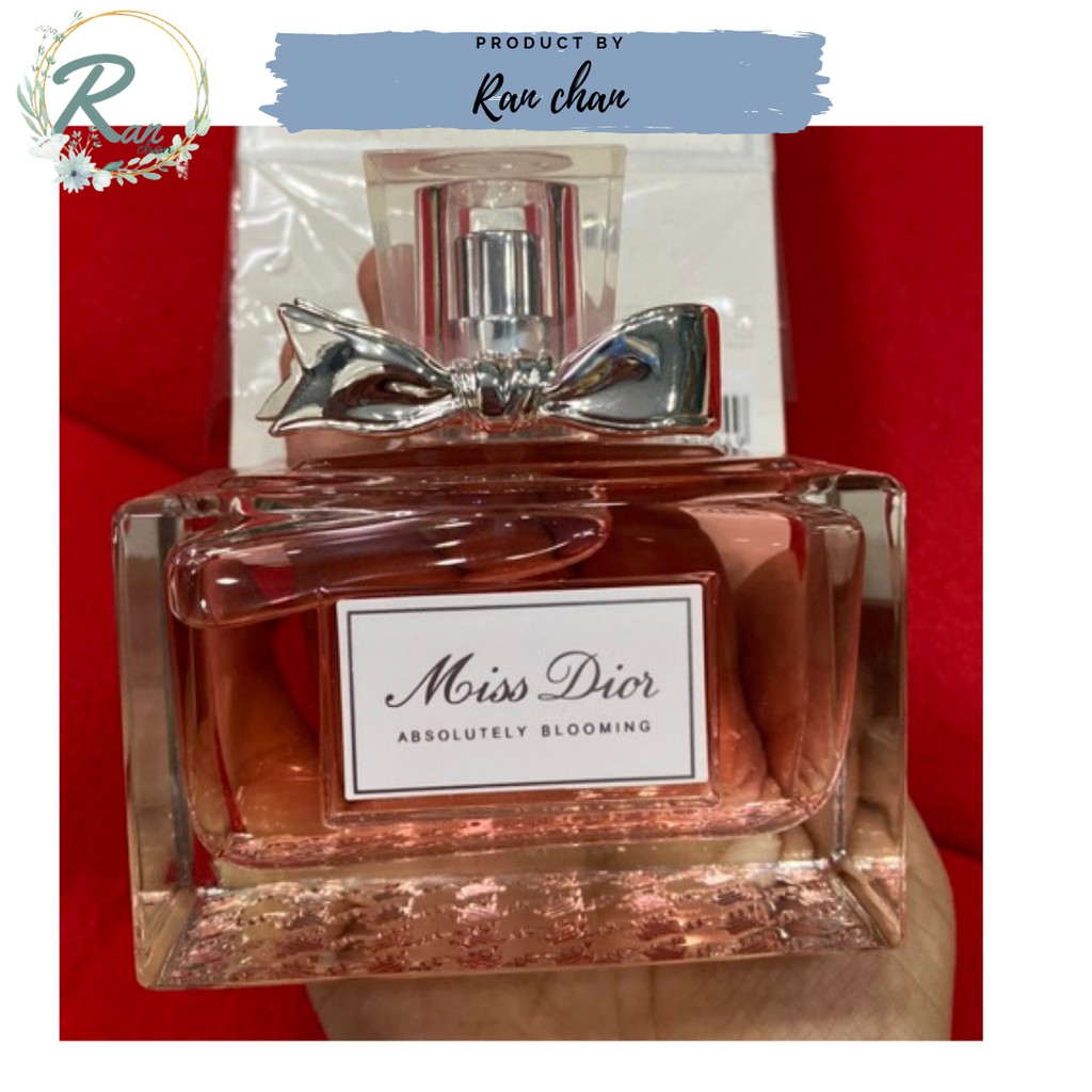 Nước hoa nữ Miss Dior Absolutely Blooming EDP - Minisize bản mới nắp vặn