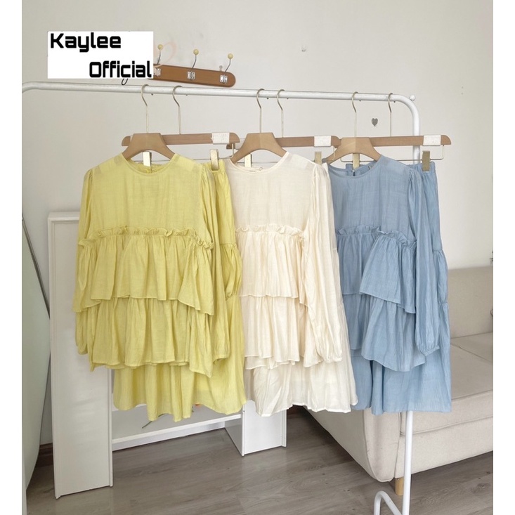 Set Bộ Tơ Đũi Tầng Không Nhăn Ulzzang Chất Mềm Mát ảnh thật Kaylee | BigBuy360 - bigbuy360.vn