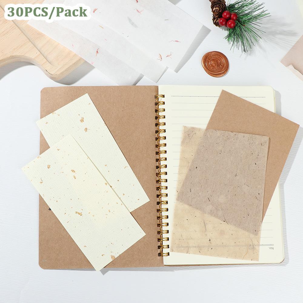 LAKAMIER Set 30 Giấy Thủ Công Họa Tiết Hoa Trang Trí Đa Ứng Dụng