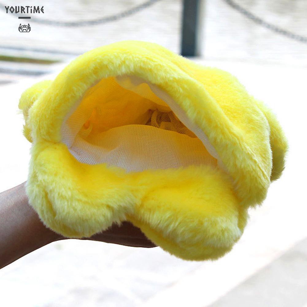 Đồ chơi con rối đeo tay hình chú vịt bằng nhung mềm mại dễ thương cho bé