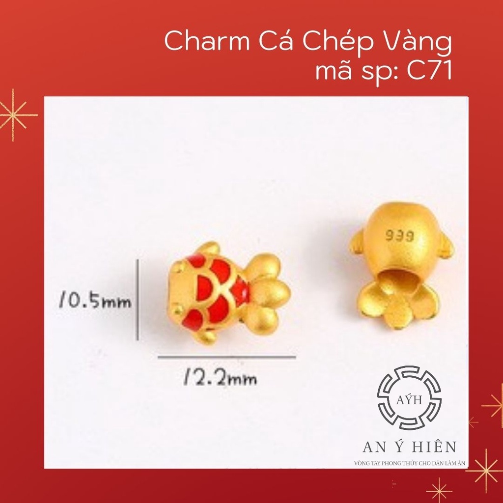 Charm Cá chép vàng #C71 (  An Ý Hiên)