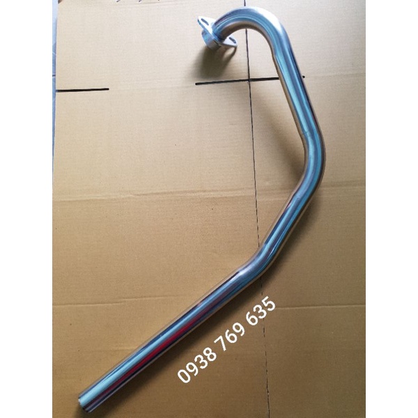 cổ pô GD110 GN125 cổ inox thay thế cổ zin.