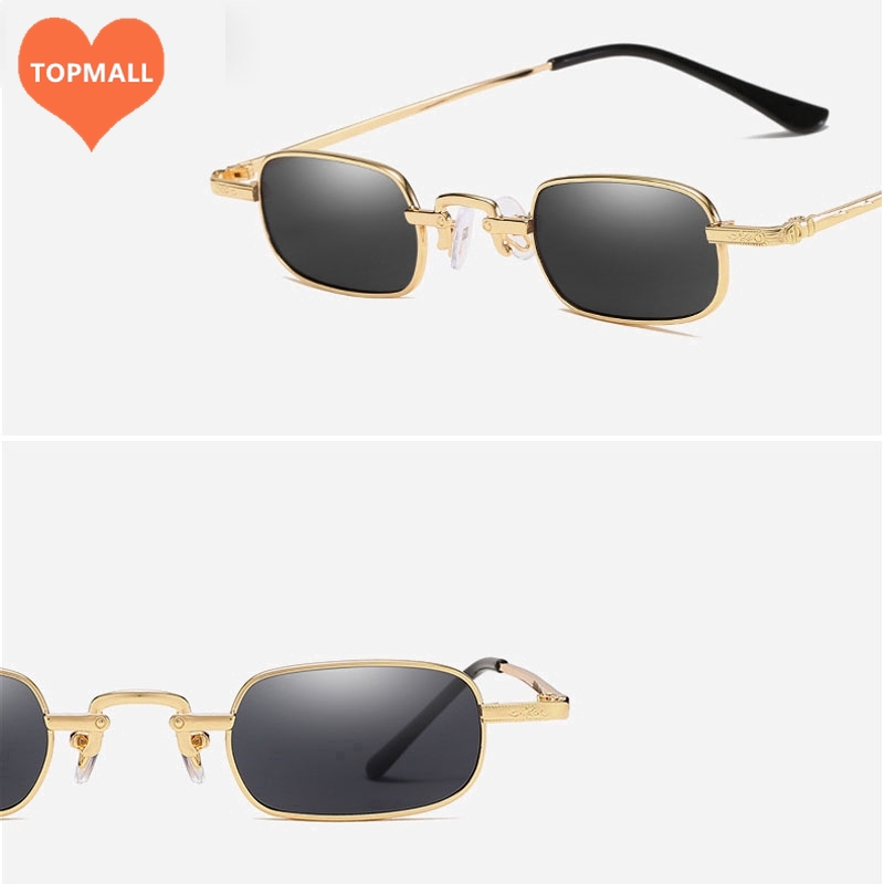 [ready] Unisex Trendy Personality Small Frame Sunglasses Rectangular Punk Street Shot Glasses | BigBuy360 - bigbuy360.vn