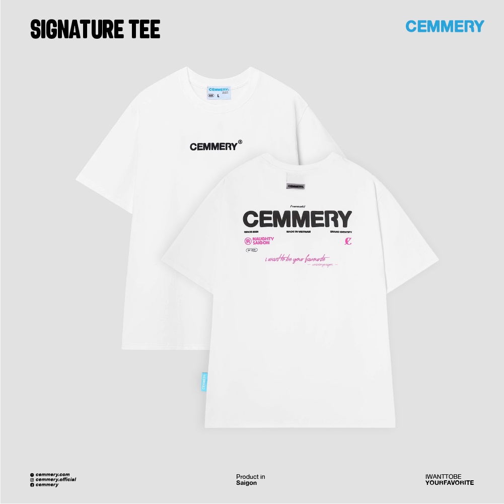 Áo Thun LocalBrand Cemmery " SIGNATURE TEE " # 3 Color