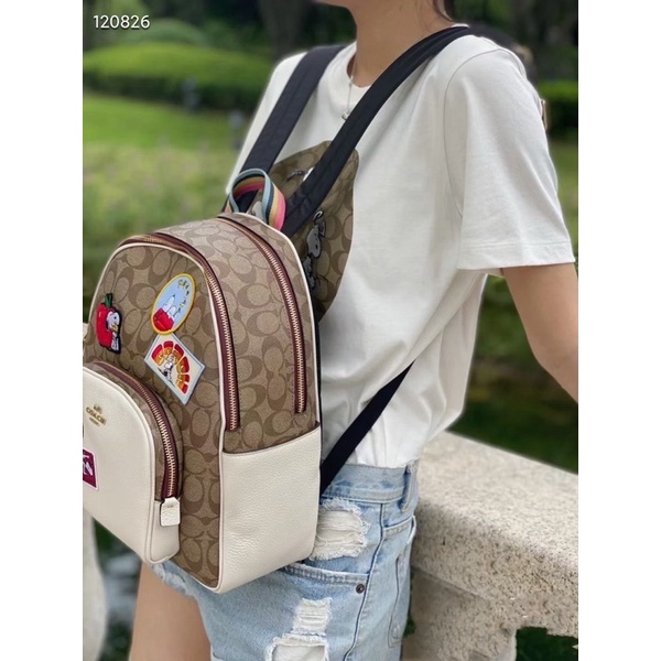 Sẵn ✨ Balo Coach x Peanuts họa tiết siêu xinh C4115