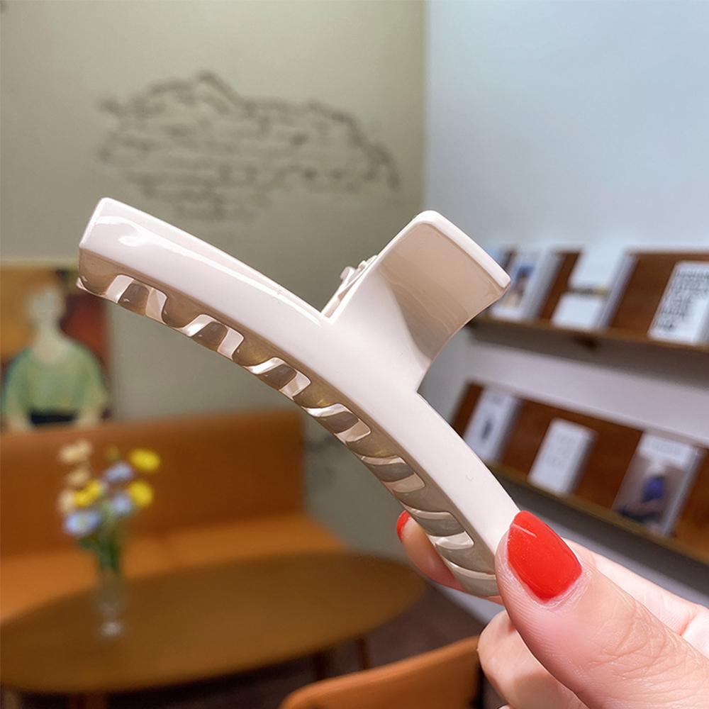 Kẹp Tóc Càng Cua Dài Bằng Acrylic Kiểu Vintage Hàn Quốc