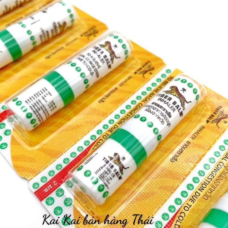 Ống hít thông mũi con hổ Tiger Balm Thái Lan Chính Hãng