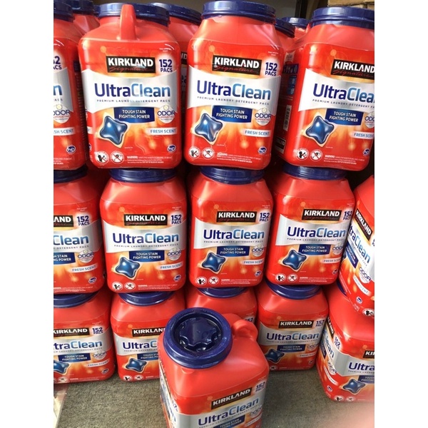 Viên Giặt Kirkland Ultra Clean 152 VIÊN MỸ MẪU MỚI