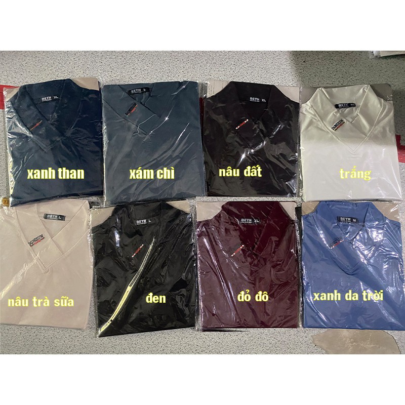 Áo phông nam tay dài cổ tim TN173 thoáng mát vải sợi tre tổng hợp đẹp trẻ trung | BigBuy360 - bigbuy360.vn