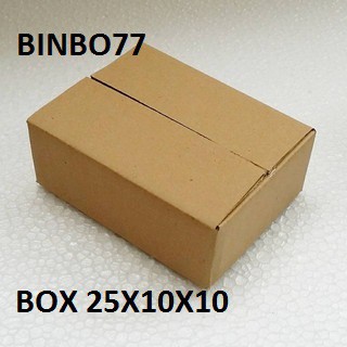 Hộp Carton size 25x10x10 Bộ Combo 50 Hộp