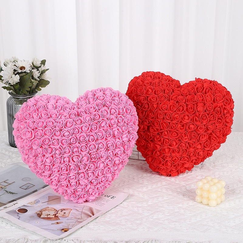 Túi 500 bông hoa hồng mút xốp 3.5cm trang trí gắn gấu xốp, trang trí đồ dùng