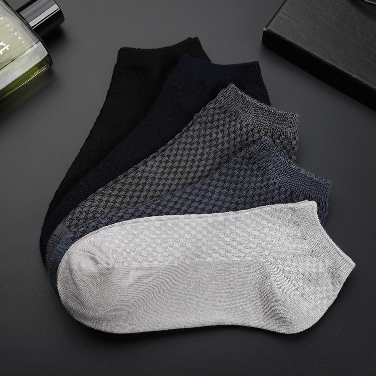 Tất nam cổ ngắn, Vớ nam cổ ngắn chất liệu cotton sợi tre cao cấp thời trang lịch lãm  - Mã sản phẩm: TN01
