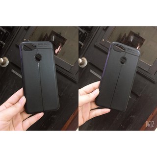 Ốp lưng OPPO A5S silicon giả da, chống sốc Auto Focus