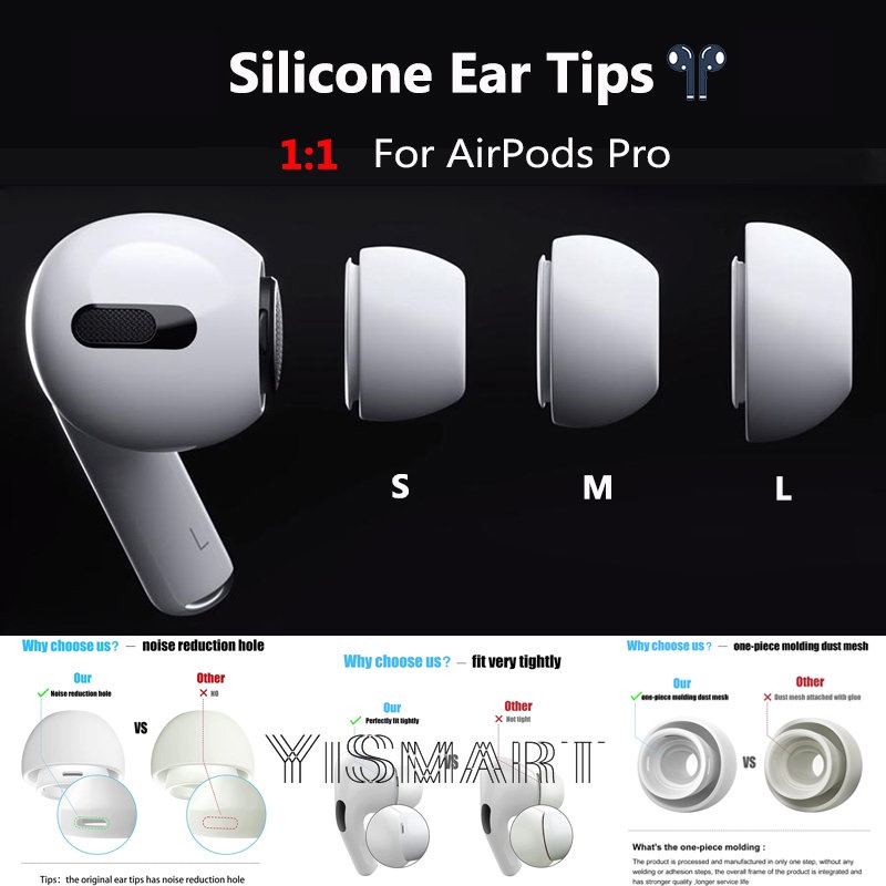 Nút Bọc Đầu Tai Nghe Bằng Silicone Cách Âm Cho Airpods Pro