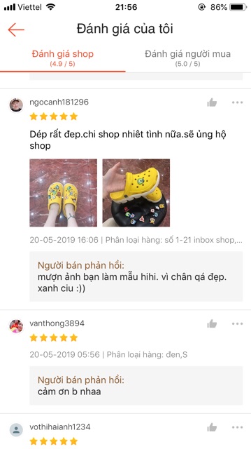 sticker/jibit gắn dép (có bán dép/sục cross 34 mẫu được chọn 8 sticker xinh)