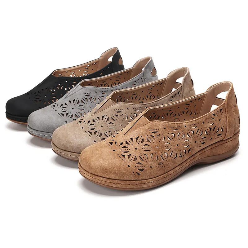 Giày Sandal Nữ Đế Xuồng Phong Cách Cổ Điển Thời Trang