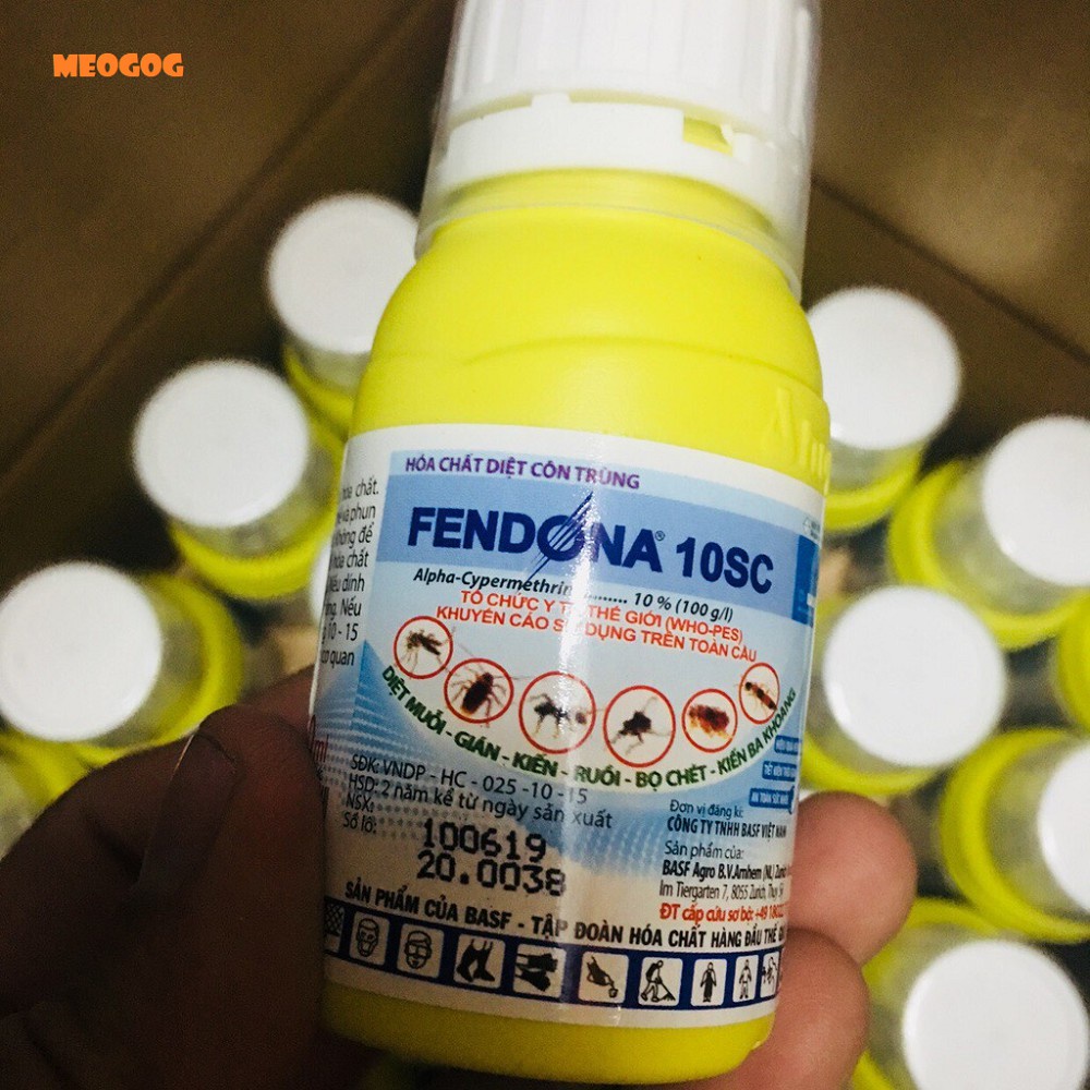 FENDONA 10SC chai 50ml - Thuốc diệt côn trùng diệt muỗi không mùi