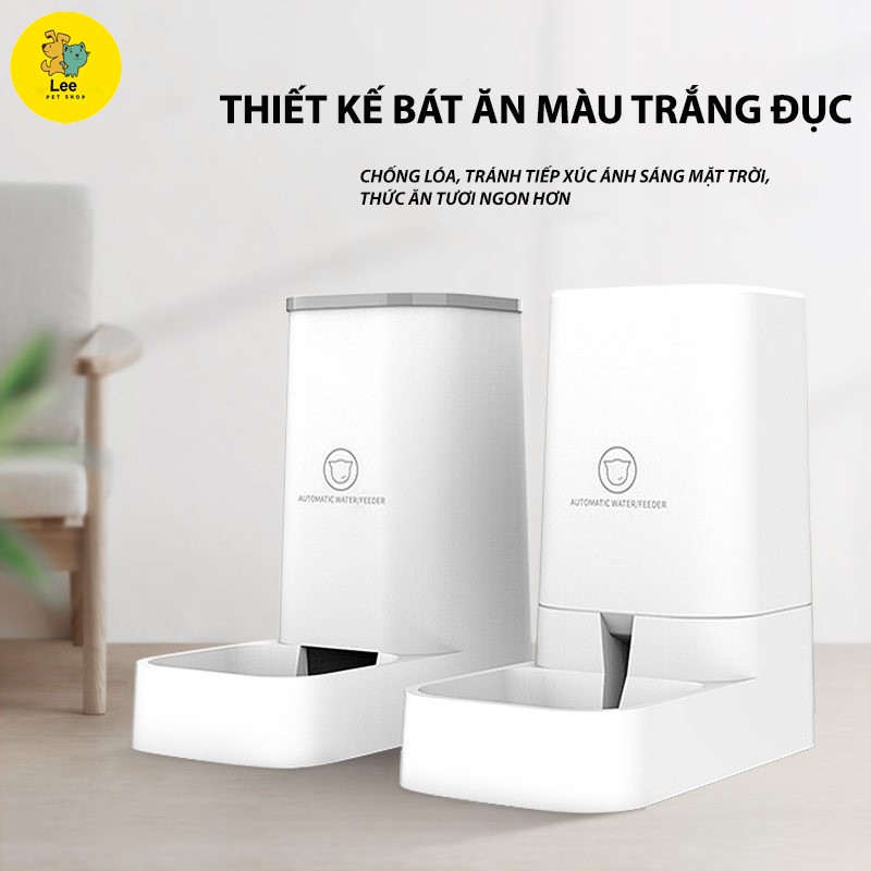 BÁT ĂN CHÓ MÈO - BÁT ĂN TỰ ĐỘNG DUNG TÍCH LỚN CHO CHÓ MÈO - CHÍNH HÃNG, CAO CẤP