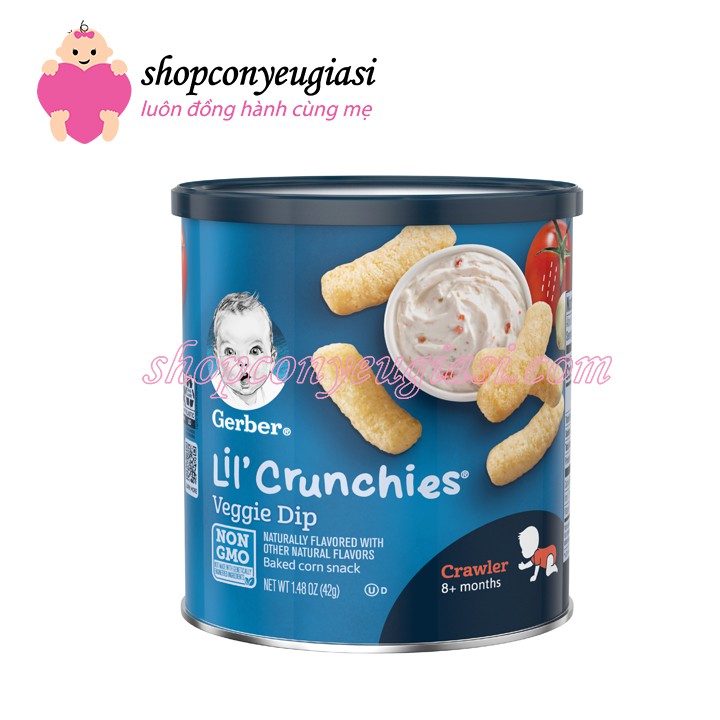 Bánh ăn dặm Gerber Lil' Crunchies hình que (42g)