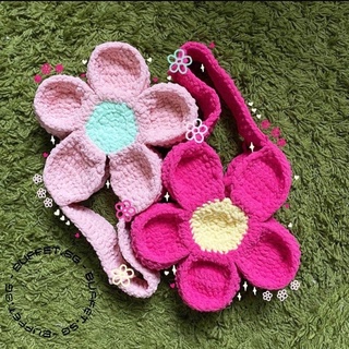 [HANDMADE] TÚI TOTE LEN HOA - CÓ ẢNH THẬT