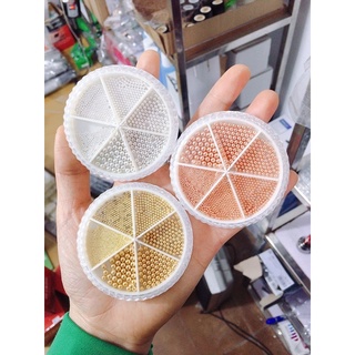 Bi trang trí móng mix size, phụ kiện trang trí móng