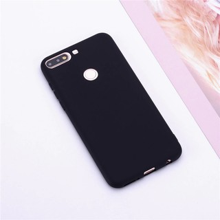 Ốp lưng silicon màu đen Huawei Y6 Prime 2018