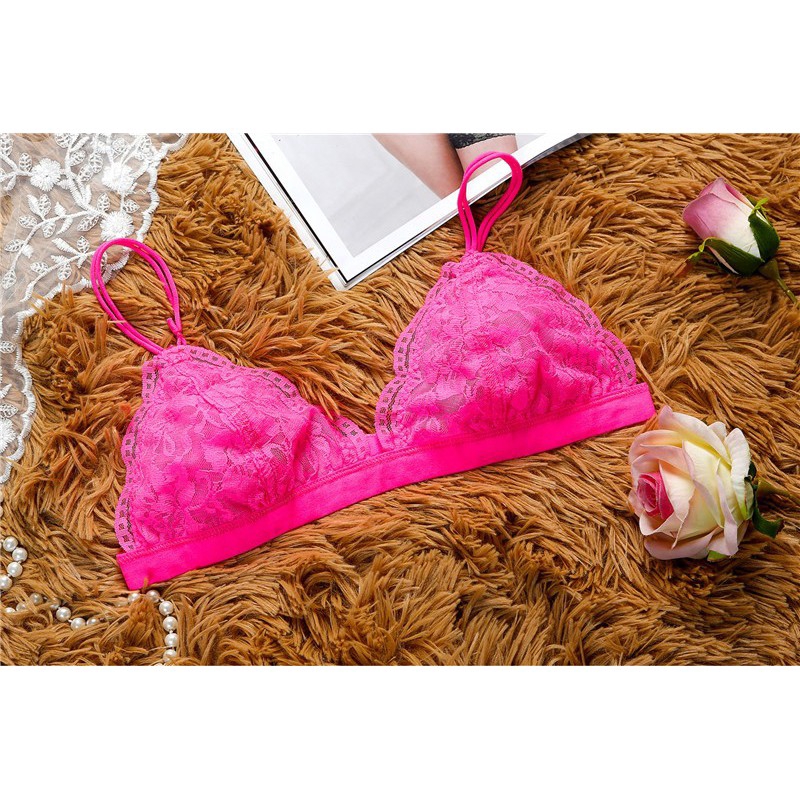 Áo ngực VARSBABY D158 không gọng phối ren quyến rũ cho nữ