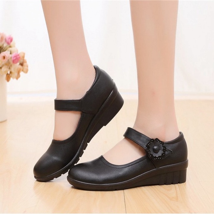 Giày đi bộ giày nữ 3p cho người trung niên ngoại cỡ người mập tphcm GD001 - HÀNG NHẬP KHẨU