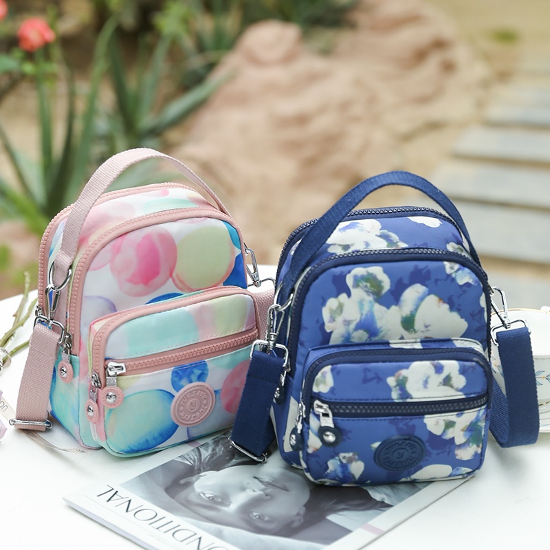 Túi Đeo Vai Bằng Vải Nylon Phong Cách Mới Nhiều Ngăn Đựng Đồ Thời Trang Cho Nữ