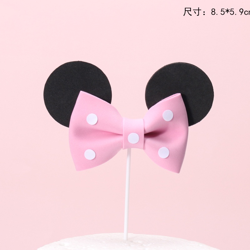 Phụ kiện trang trí bánh kem hình nơ 3D độc đáo cho tiệc sinh nhật/đám cưới