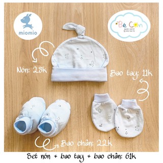 Mio Mio bao tay + bao chân + nón