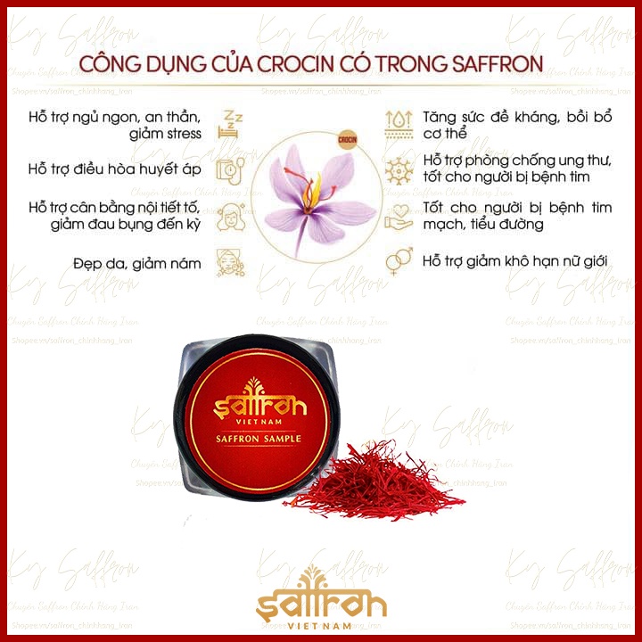 [Hộp Dùng Thử] Saffron/Nhụy Hoa Nghệ Tây SAMPLE 0.1Gr, Tiết Kiệm x Hiệu Quả, Trải Nghiệm Vàng Đỏ Xứ Sở Ba Tư Huyền Bí | BigBuy360 - bigbuy360.vn