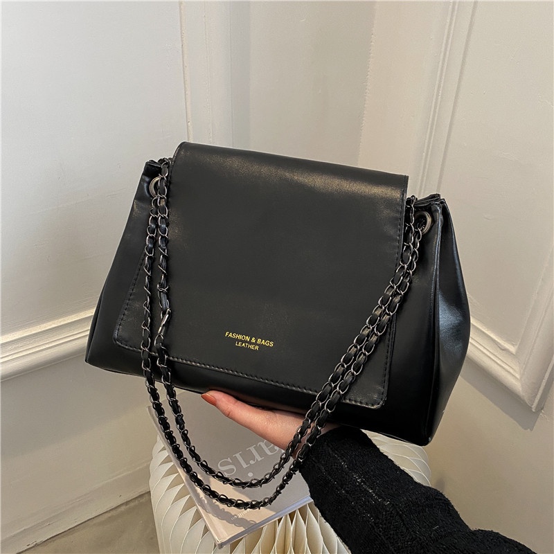 Túi tote Đeo Vai Cỡ Lớn Thời Trang Thu Đông Phong Cách Retro 2022