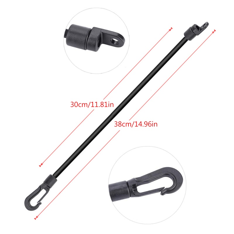 Bộ 2 Dây Giá Đỡ Cần Câu Cá / Thuyền Thay Thế Kèm Ốc Vít Tiện Dụng