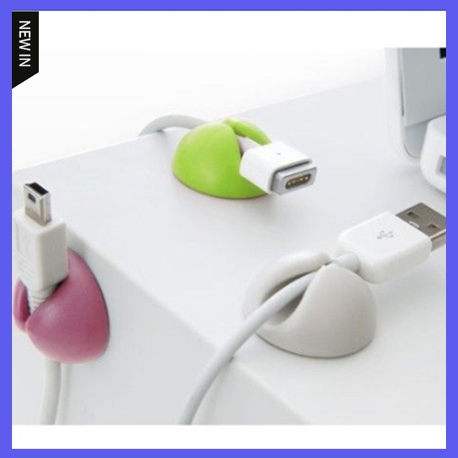 Kẹp Cao Su Cố Định Dây Cáp Usb Để Bàn Thông Dụng