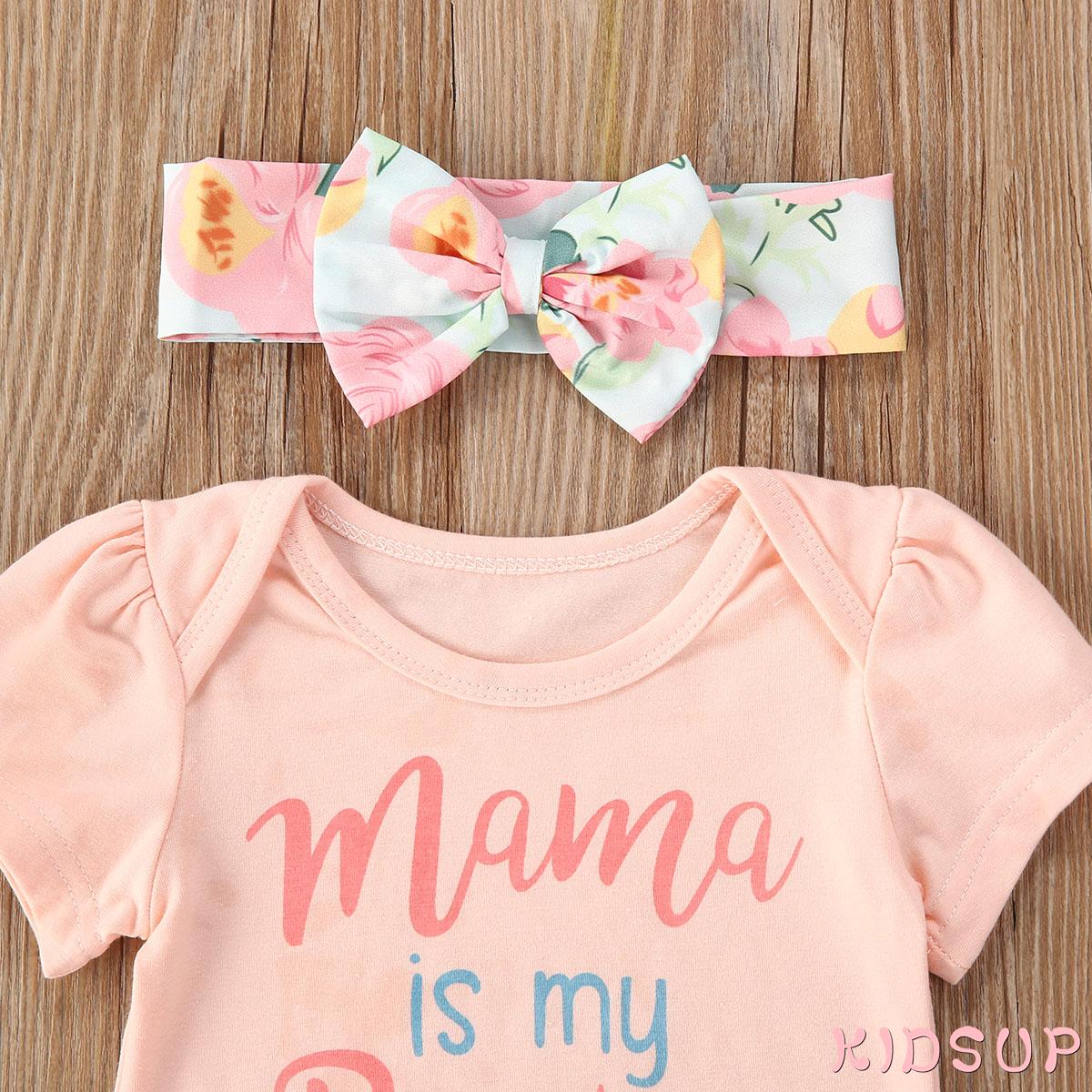 Set Jumpsuit + Quần Sọt Hoạ Tiết Hoa Cho Bé Gái
