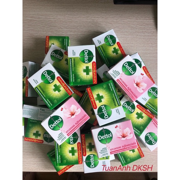 Xà Bông Kháng Khuẩn Dettol Thái Lan 100gram - Hàng chính hãng DKSH Việt Nam