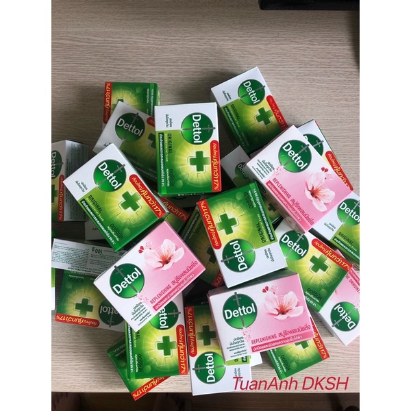 Xà bông kháng khuẩn dettol thái lan 100gram - hàng chính hãng dksh việt nam - ảnh sản phẩm 1