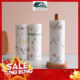 Khăn Giấy Lau Bếp, Khăn Lau Đa Năng, Cuộn Giấy Lau Dai Bền Giặt Được, Nhiều Tờ Đẹp Tiện Dụng