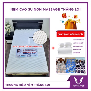Nệm Mát Xa Cao Su Non Thắng Lợi Là Đệm Tổng Hợp Tính Năng Massage Thư Giãn Chống Đau Lưng - Chăn Ga Gối Nệm Cao Cấp
