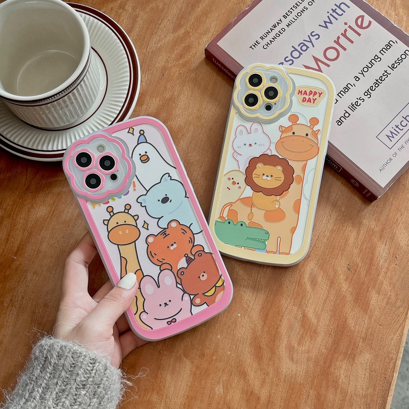 Ốp Điện Thoại Silicon Nhám Hình Sở Thú Dễ Thương DIY Cho IPhone 11 12 13 Pro XS Max X XR 7 8 Plus