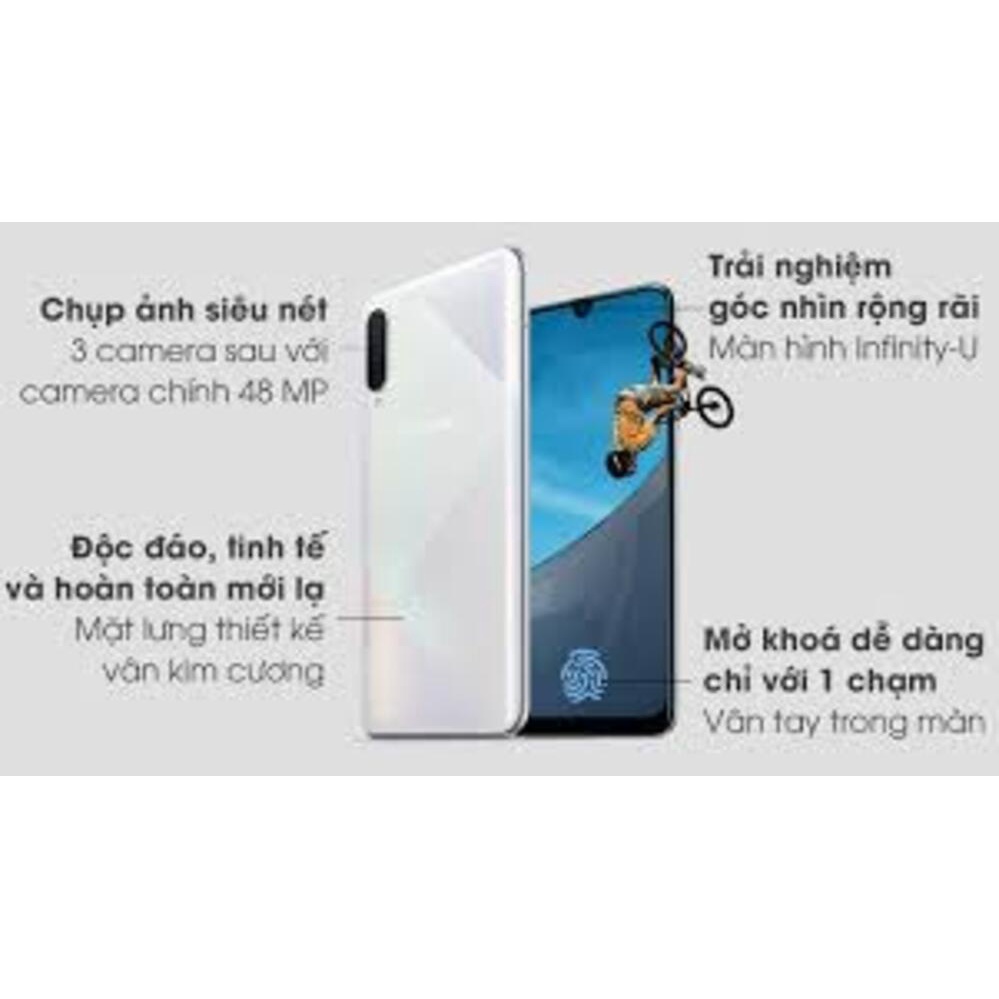Điện thoại Samsung Galaxy A50s 2sim ram 4G rom 64G Chính Hãng, Camera:48 MP &8 MP, 5 MP, Cày Game mượt - BNN 01